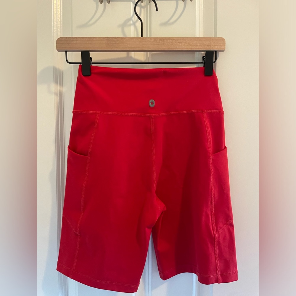 Figs Biker Shorts with Pockets - Picture 5 of 11